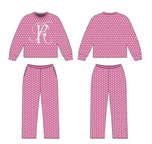 Premium <b>100</b>% Cotton 2-Piece Woman Set Distressed Embroidery 3D Stone Printed Sweat Suits Stylish Custom Casual Tracksuits Winter - Product Image 6