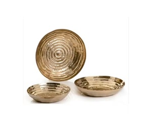 Plateau de service de luxe en métal plaqué or de forme ovale pour plateau de collations au chocolat pour restaurant, hôtel et vaisselle - Product Image 6