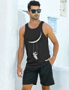 Camiseta sin mangas de gimnasio para hombre de talla grande superventas Pakistán servicio OEM transpirable ecológico secado rápido Spandex/algodón estilo informal - Product Image 4