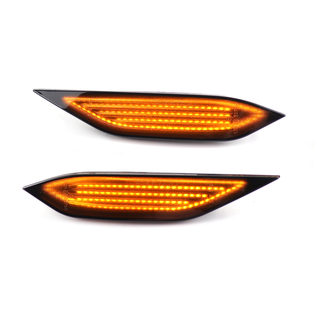 2PCS Dynamic LED Side Marker Lights for Porsche Cayenne 958 92A 2010-14 Sequential Turn signal Direction Bulb Car Parts Auto Parts Image 1