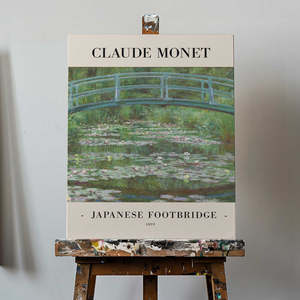 Conception moderne de passerelle japonaise de 1899 par Claude Monet - Product Image 5
