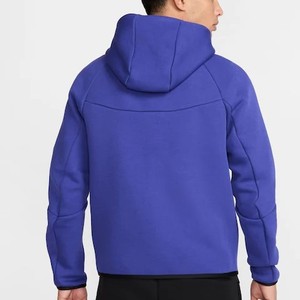 เสื้อมีฮู้ดของผู้ชายเสื้อฮู้ดฤดูหนาวแบบคลาสสิกแขนยาวพอดีตัวปรับแต่งสีพื้น - Product Image 2