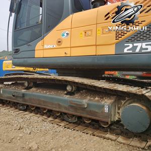 Excavadora Usada Hyundai 275LVS de 27.5 Toneladas, Marca Coreana Original, Excavadora Grande de Orugas, Procedente de Corea, Motor Yanmar de Segunda Mano - Product Image 3