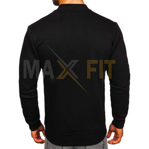 Blouson aviateur coupe ajustée à la mode hivernale pour hommes Design personnalisable manches longues en toile durable Street Wear à vendre - Product Image 3