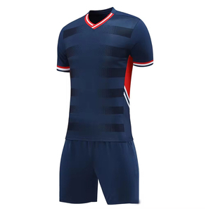 100% Polyester personnalisé Football vêtements de sport haute France maillots de Football votre propre Logo personnalisé formation Football vêtements uniforme - Product Image 1