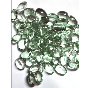 66 pièces d'améthyste verte naturelle 10mm à 20mm facette ovale 527 cts lot Iroc ventes haute qualité Prasiolite coupe pierre précieuse en vrac - Product Image 4