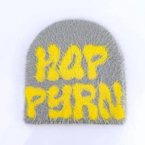 Nouveau design Bonnet d'hiver en mohair tricoté Fabricant pour hommes Bonnet en strass avec logo personnalisé - Product Image 2