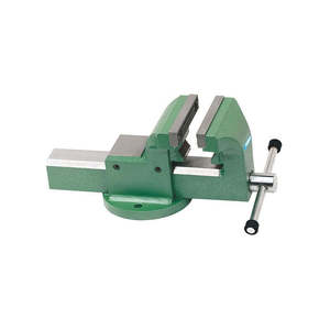 Étau de banc manuel robuste en acier et fonte avec composants à roulement pour l'industrie mécanique, occasion - Product Image 1