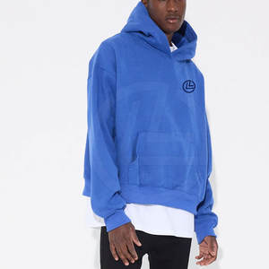 Derniers modèles de sweats à capuche surdimensionnés pour hommes fabriqués au Pakistan Style de rue Vente en gros Sweats à capuche surdimensionnés en coton mélangé - Product Image 4