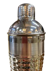 Shaker à cocktails en acier inoxydable à grains, finition polie, shaker de bar professionnel pour bar à domicile, hôtels et vente en gros de barman - Product Image 3
