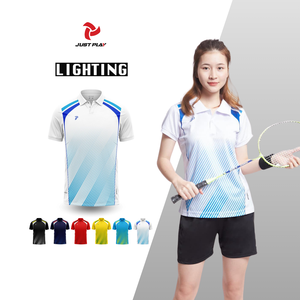 ชุดไฟแบดมินตันชุดกีฬาแบบแห้งเร็วสำหรับผู้ใหญ่เสื้อออกกำลังกายแบบปรับแต่งได้สำหรับผู้ใหญ่ดีไซน์แบบ JP - Product Image 5