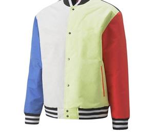 New Arrived 2026 Polyester/Cotton Varsity <b>Jacket</b> <b>for</b> Men's Custom Color Long Thin Heavyweight Oversize Comfortable - Product Image 1