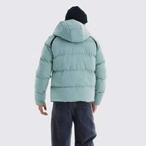 <b>Top</b> Selling Custom Made Hooded Canvas <b>Men's</b> Puffer Jacket Eco-Friendly Breathable Oversized Winter - Product Image 2