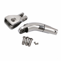 Connecteur pivotant d'ancrage en acier inoxydable AISI 316, triple pièce anti-desserrage, matériel marin robuste, accessoires pour bateaux et yachts