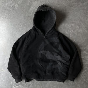 Sudadera con Capucha de Invierno para Hombre, con Logotipo Personalizado de Fabricantes OEM, Impresión Láser Sólida, 100% Algodón, Felpa, 550g, Moda Urbana - Product Image 5