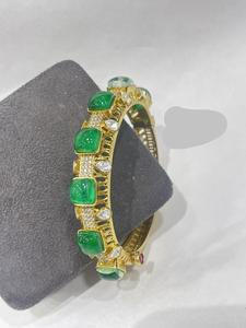 Bracelet en diamant à la mode pour femmes et filles avec un élégant design étincelant à la mode Zircon Kada avec des pierres scintillantes - Product Image 4