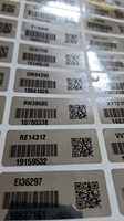 Étiquette Digiteltech P15, papier adhésif inviolable, étiquette VOID avec code QR, code-barres, autocollant holographique, numérotation variable unique