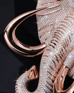 Men's Customized 925 Silver VVS Moissanite Pendant with Iced Hip Hop Style Chain Tester-Passed Diamond <b>Charm</b> Perfect Gift - Product Image 4