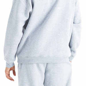 OEM ชุดวอร์มผ้าฝ้ายน้ำหนักเบาของผู้ชาย, ชุดเสื้อผ้าระบายอากาศแขนยาวความหนาพลัสไซส์ - Product Image 6