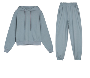 Respirant Nouvelle Arrivée Survêtement Plaine Confortable Jogger Ensemble Logo Personnalisé Dernier style 2 Pièces Femmes Survêtement - Product Image 5