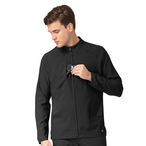 Gommage d'hôpital de haute qualité pour hommes OEM vente en gros personnalisé fermeture éclair conception dans des couleurs personnalisées avec logo uniformes d'hôpital d'été - Product Image 4