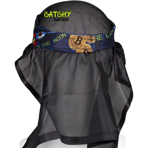 Bandes de tête de sport pour paintball par sublimation, bandeaux absorbants la transpiration, cache-cou pour jeux en extérieur, impression de logo personnalisée - Product Image 2