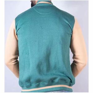 Veste de baseball universitaire pour hommes vestes de bombardier universitaire à col montant personnalisé de haute qualité pour les jeunes personnalisés High Street - Product Image 4