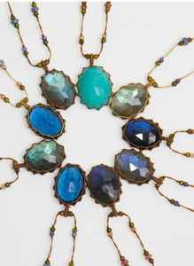 Supar Qualité belle pierre Macramé Enfileur Pierre Précieuse Pendentif Fabrication de Bijoux Fournitures pour DIY En Vrac - Product Image 2