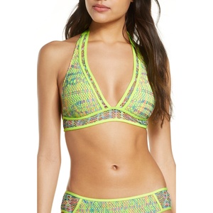 Becca Reveal Top Bikini Halter Corallo Personalizzabile con Motivo Frutta Taglia XL Reggiseno Push-up Set Costumi da Bagno 2 Pezzi - Product Image 1