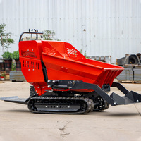 Mini-dumper sur chenilles hydraulique avec benne auto-basculante