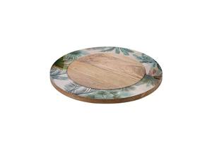 Plato Giratorio Redondo de Madera con Soporte, Diseño Nuevo y Popular, Utensilios de Cocina, Soporte para Tartas, Venta al por Mayor, Hecho a Mano en India - Product Image 4