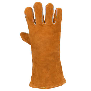 Gants de soudage en cuir de vachette de haute qualité manchette de sécurité renforcée paume pouce résistant à la chaleur Anti-coupure Anti-impact pour la cuisine - Product Image 3