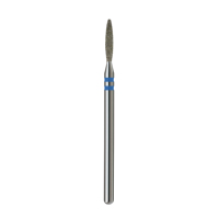 Foret à ongles professionnel diamanté anti-flamme 1,8 mm grain bleu pour le soin des cuticules