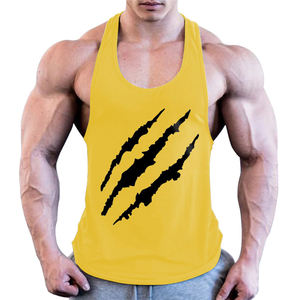 Chaleco de gimnasio con sublimación personalizada para hombre, camiseta sin mangas de algodón 100% para entrenamiento con doble Smart for Look, camisetas sin mangas con sublimación para hombre - Product Image 6