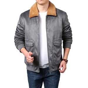 Chaqueta de Invierno 2024 para Hombre, a la Moda, Impermeable, de Piel de Oveja, Tejida, de Color Sólido, Popular, Simple y Casual - Product Image 3