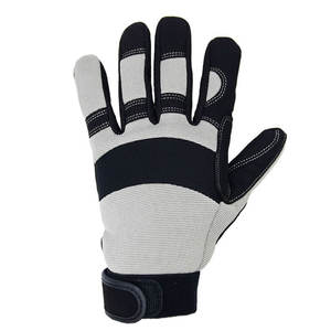 Gants de travail en cuir/coton les plus vendus, tissu léger, prix bas, gants de travail en cuir pour l'assemblage - Product Image 2