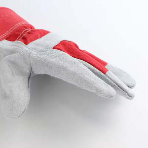 Vente flash - Gants de travail en cuir de vachette - Antistatiques - Anti-chimiques - Résistants à l'abrasion - Gants de sécurité pour la construction industrielle - Product Image 2