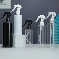Botol Semprot Trigger Silinder Pavico Transparan Ramah Lingkungan Desain Kustom Warna Logo Kustom untuk Pompa Semprot Deterjen Rambut