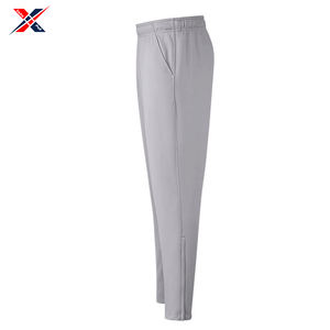 Pantalons décontractés pour hommes, droits, légers, confortables, respirants, en tissu de toile tricoté, taille moyenne, vente en gros, prix bas, usage quotidien - Product Image 2