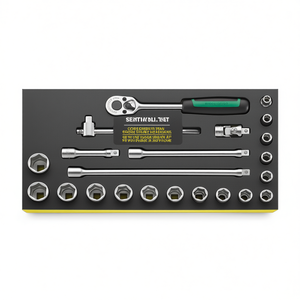 Juego de Llaves de Trinquete Stahlwille de 3/8'' con Inserción TCS, Juego de Herramientas de 22 Piezas que Incluye Vasos y Accesorios - Product Image 3