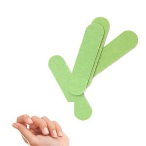 Lima de uñas de doble cara, manicura de belleza de uñas de doble cara, forma redonda, lima de uñas de madera para salón y Spa, logotipo personalizado - Product Image 3