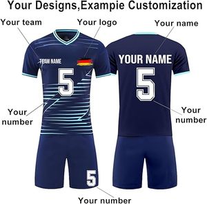 Custom Home & Away Soccer Jerseys for Kids & Adults Personalized Football Shirts Shorts & <b>Socks</b> <b>Training</b> Gear Made Polyester - Product Image 2