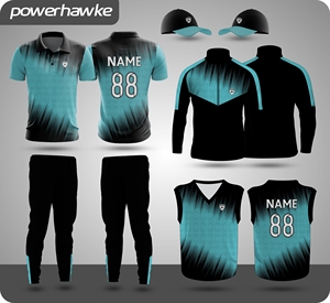 Uniforme Internacional de Cricket fabricante conjunto completo uniformes de cricket Jersey nombre personalizado impresión del logotipo - Product Image 2