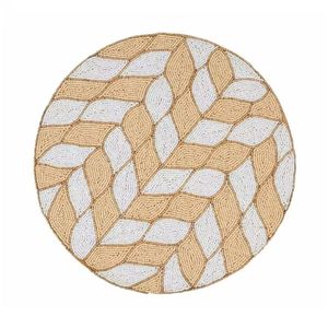 Bordado a mano con cuentas y lentejuelas Diseño Floral Mantel Cubierta - Product Image 2