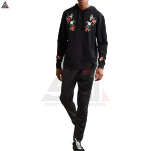 Service OEM personnalisé Sweat à capuche en molleton 100% coton léger et respirant pour homme Broderie Streetwear d'hiver Coupe régulière Services OEM - Product Image 4