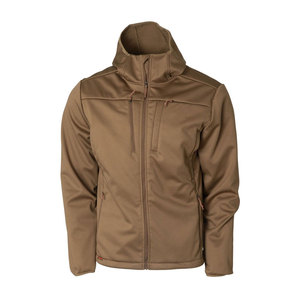 Hombres al aire libre transpirable impermeable suave Shell pesca montañismo impermeable chaqueta cierre de cremallera cortavientos - Product Image 2