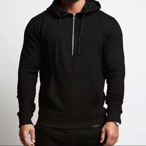 Unisex Vintage Hoodies 100% algodón personalizado liso pulóver con cuello con capucha y logotipo barato de impresión para los hombres - Product Image 1