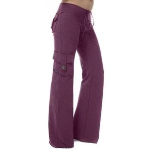 Pantalon de jogging respirant en coton-polyester avec pantalon de sport décontracté de grande taille à la mode Pantalon ajusté pour femmes - Product Image 4