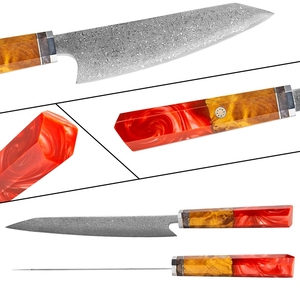 Couteau de chef de cuisine professionnel damas japonais à lame tranchante fixe Service OEM ODM de qualité supérieure personnalisé en gros - Product Image 4