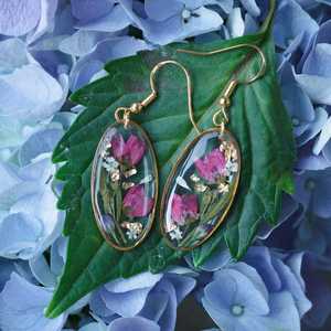 MN EXPORTS Fashion Resin & Natural Pearl <b>Drop</b> Earrings Colorful Handmade Islamic Design Women's Party Wear Jewelry - Product Image 6